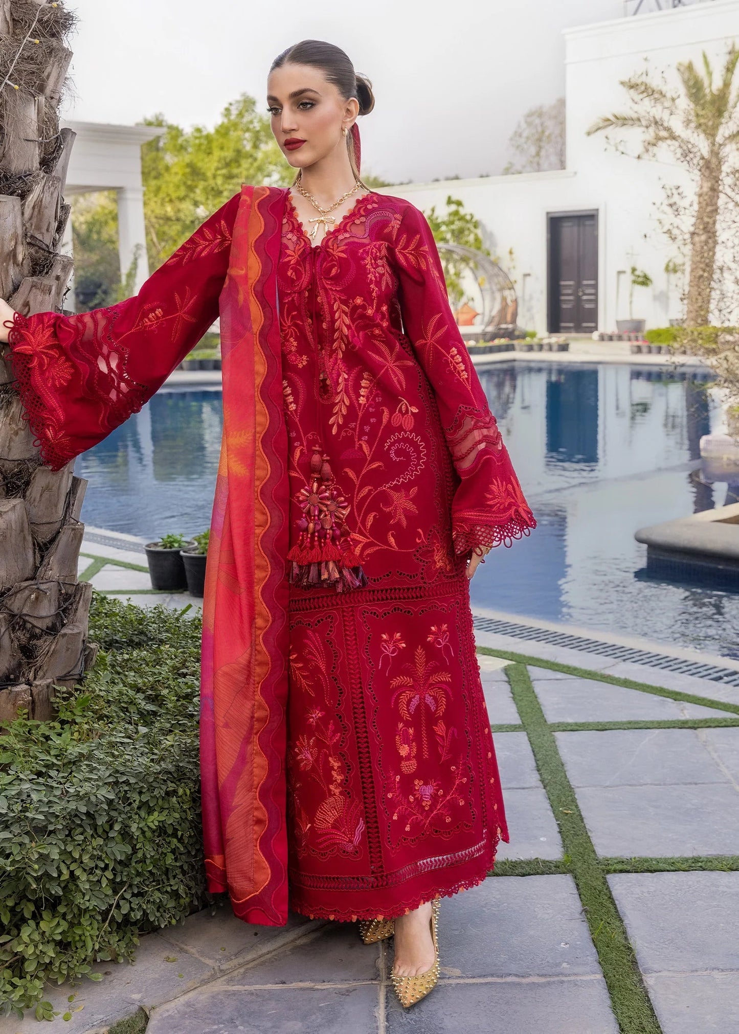 BEAUTY IN BLOOM - D3A | Flow By Crimson Lawn'26 | CRIMSON