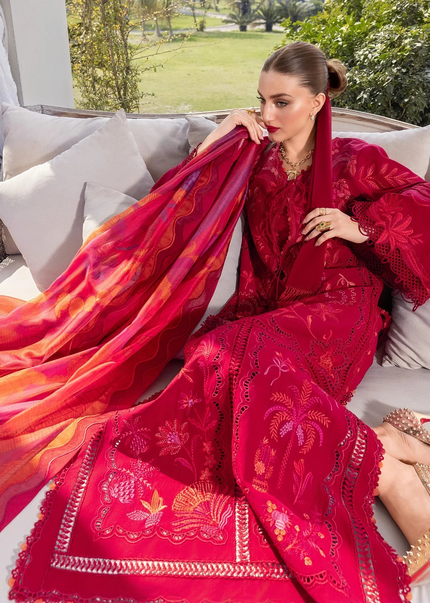 BEAUTY IN BLOOM - D3A | Flow By Crimson Lawn'26 | CRIMSON