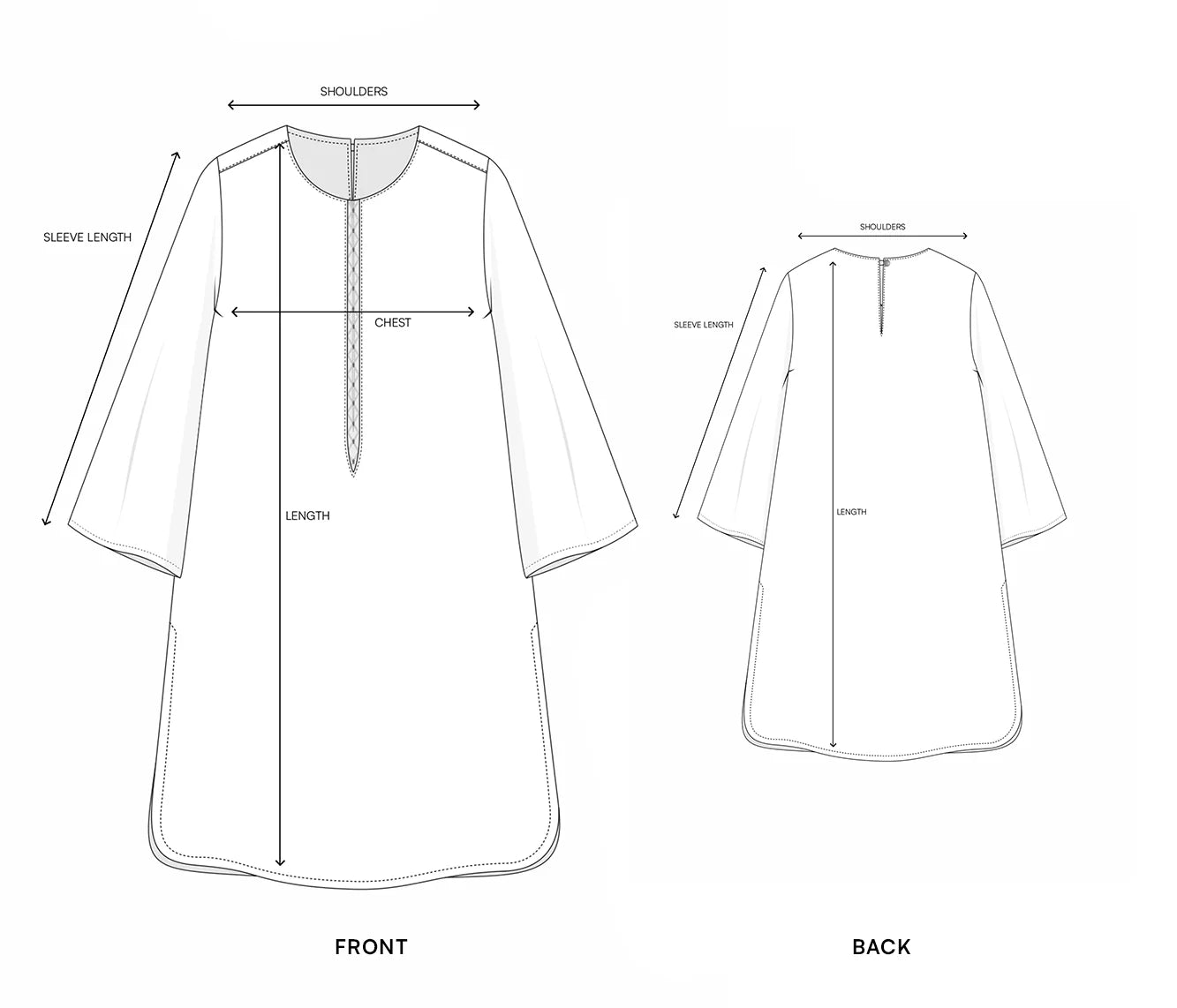 EMBROIDERED KAFTAN