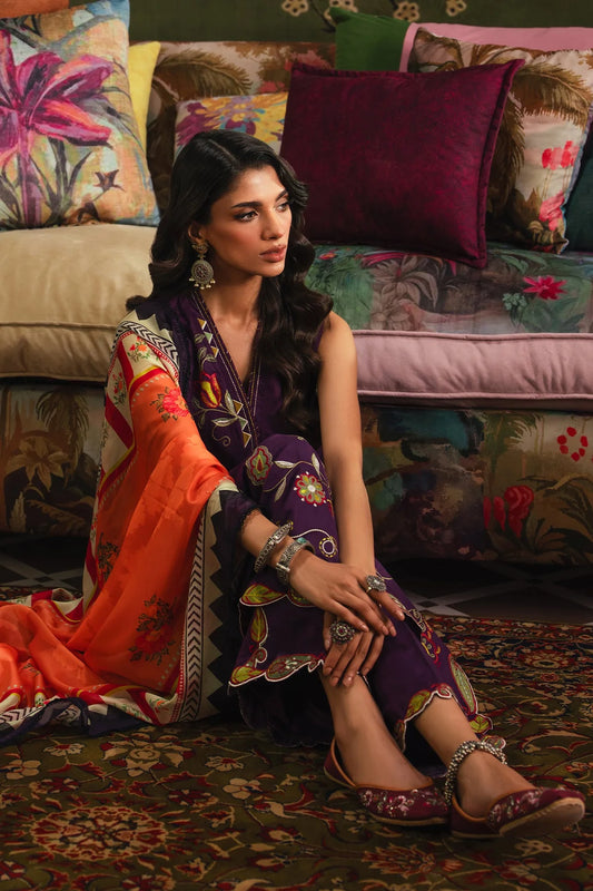 EMBROIDERED SUIT (E4132/103/518) Ethnc