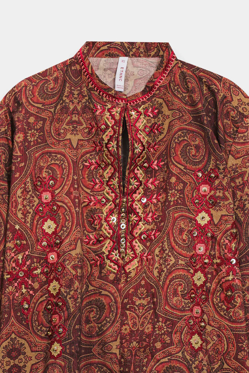 BRICK RED | E0792/119/305 | BOHO NEW LOOKBOOK | Ethnc