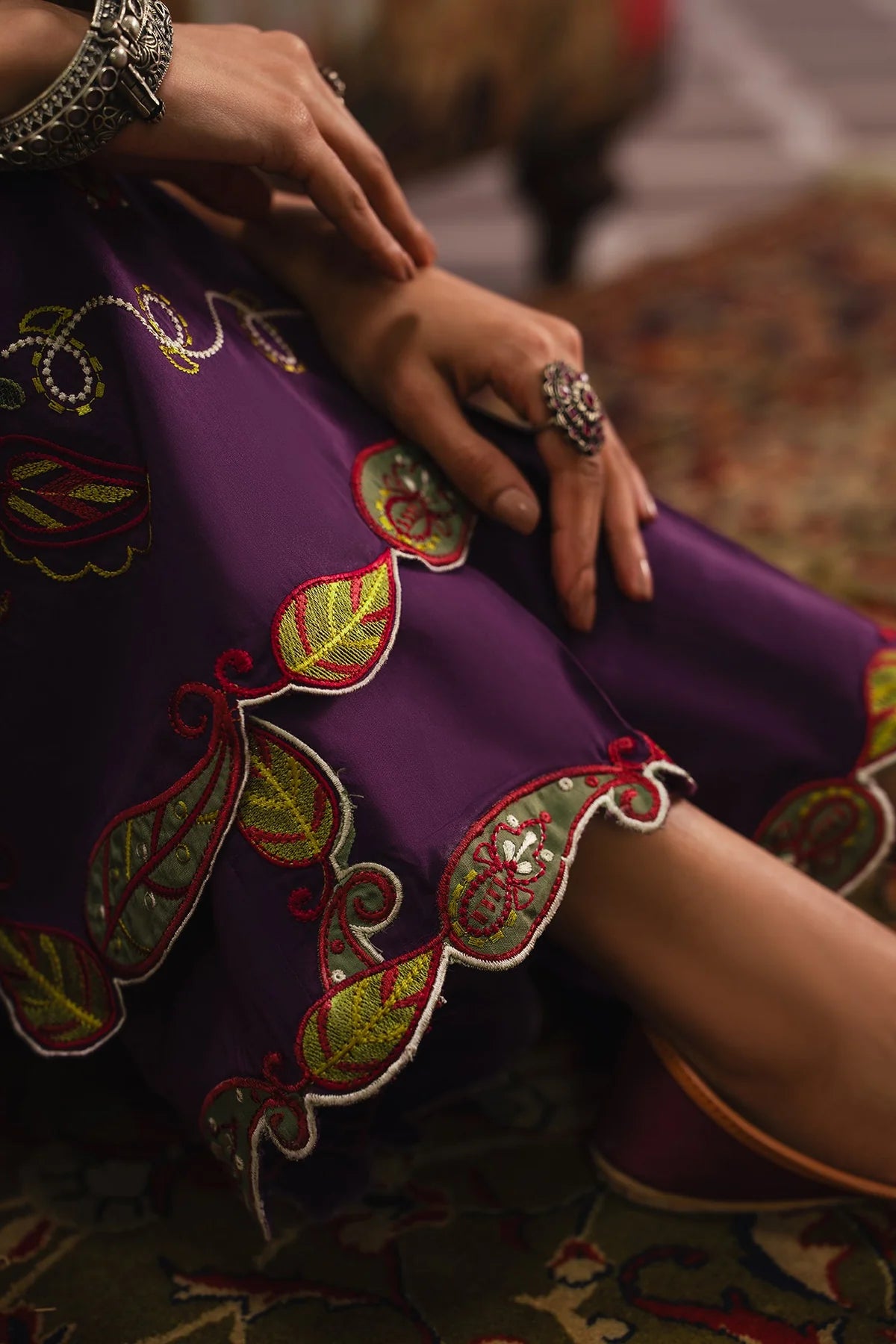EMBROIDERED SUIT (E4132/103/518) Ethnc
