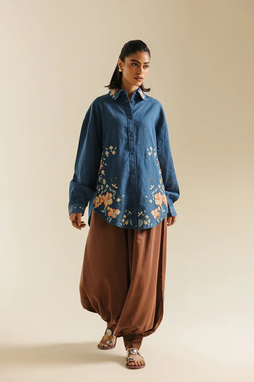 DENIM BLUE | S2E0485/119/625 | BOHO NEW LOOKBOOK | Ethnc