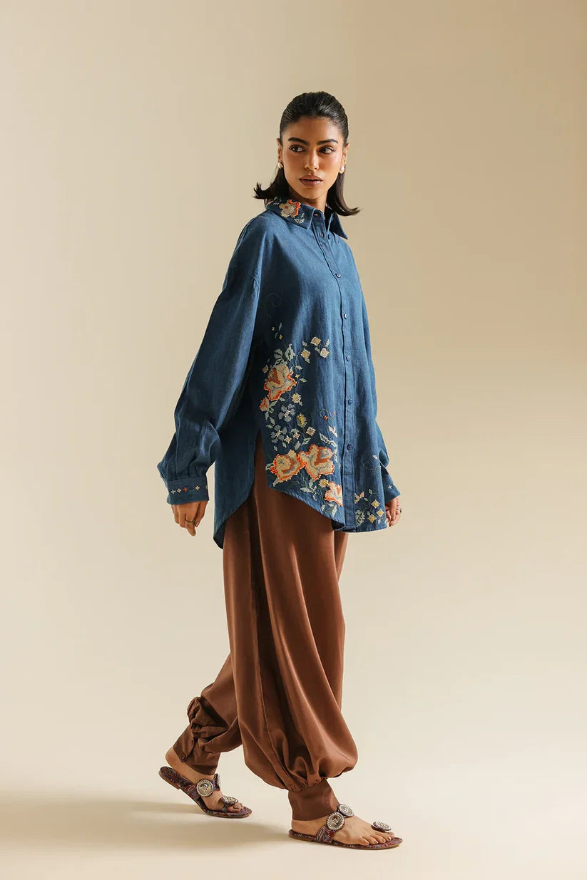 DENIM BLUE | S2E0485/119/625 | BOHO NEW LOOKBOOK | Ethnc