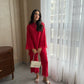 POPPY RED NEW CARLO | Sak Atelier