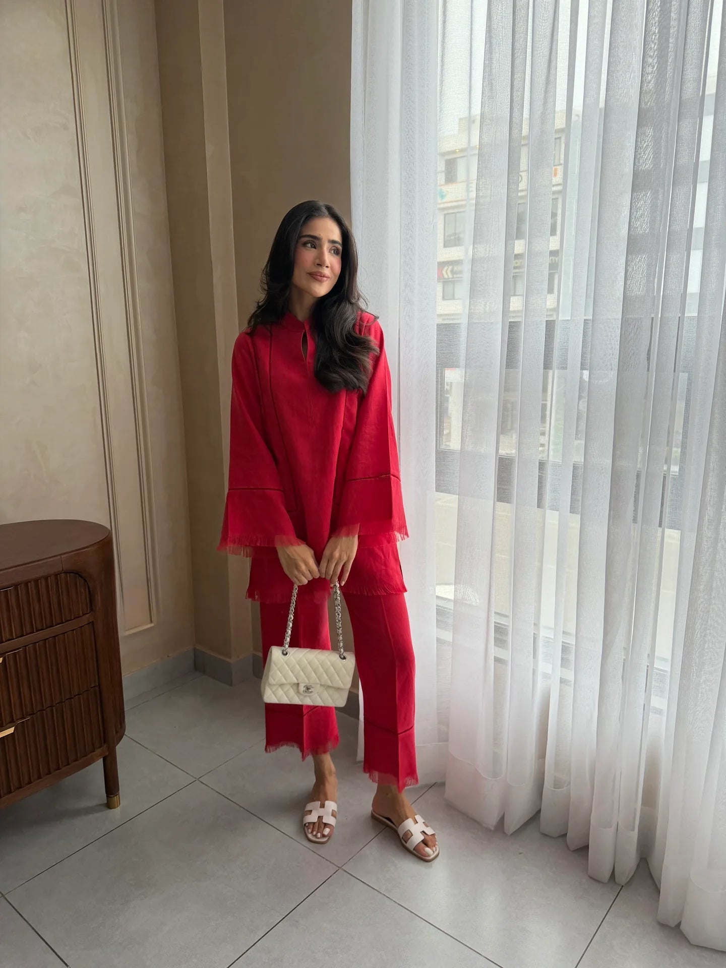 POPPY RED NEW CARLO | Sak Atelier