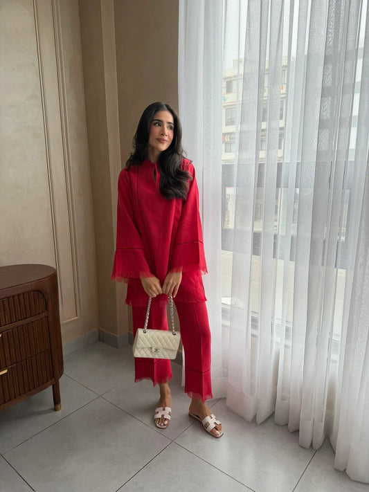 POPPY RED NEW CARLO | Sak Atelier