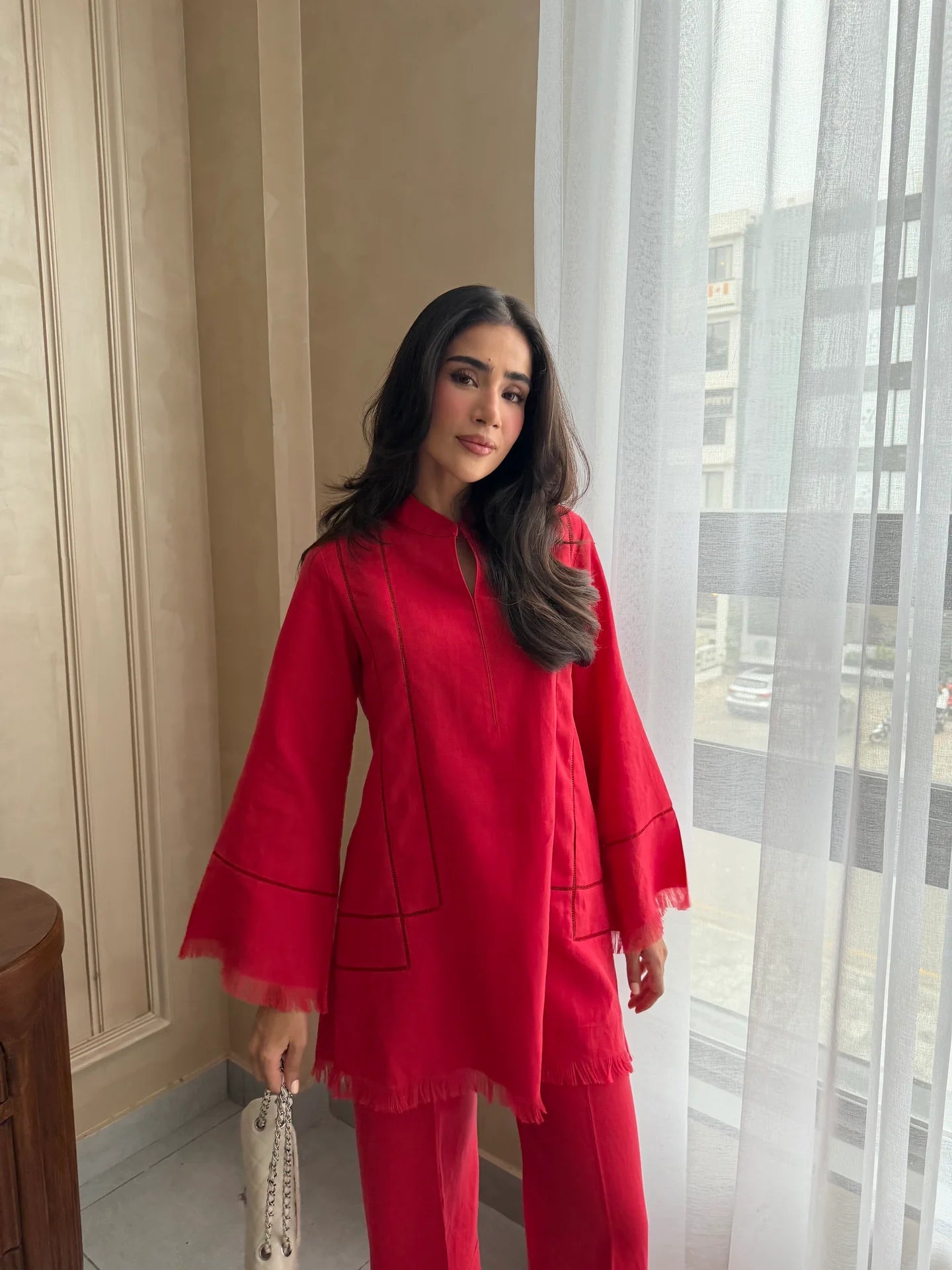 POPPY RED NEW CARLO | Sak Atelier