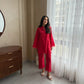 POPPY RED NEW CARLO | Sak Atelier
