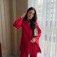 POPPY RED NEW CARLO | Sak Atelier