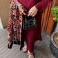 Rouge Embroided Thread Set | LIRA