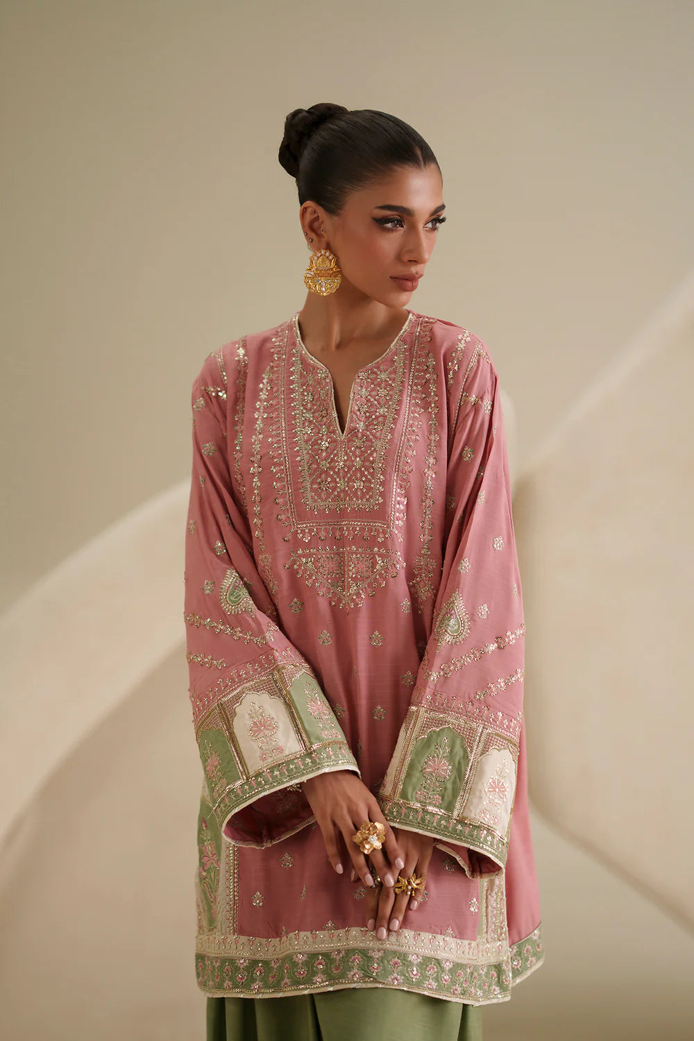 PINK PEACOCK | E1078/104/408 | Women Boutique SS '26 - Drop 3 | Ethnc