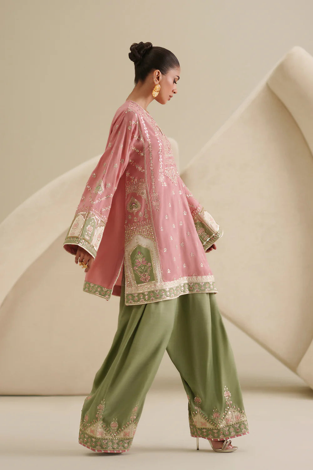 PINK PEACOCK | E1078/104/408 | Women Boutique SS '26 - Drop 3 | Ethnc