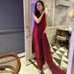 Deep Maroon Simply Iconic | SADAF KANWAL