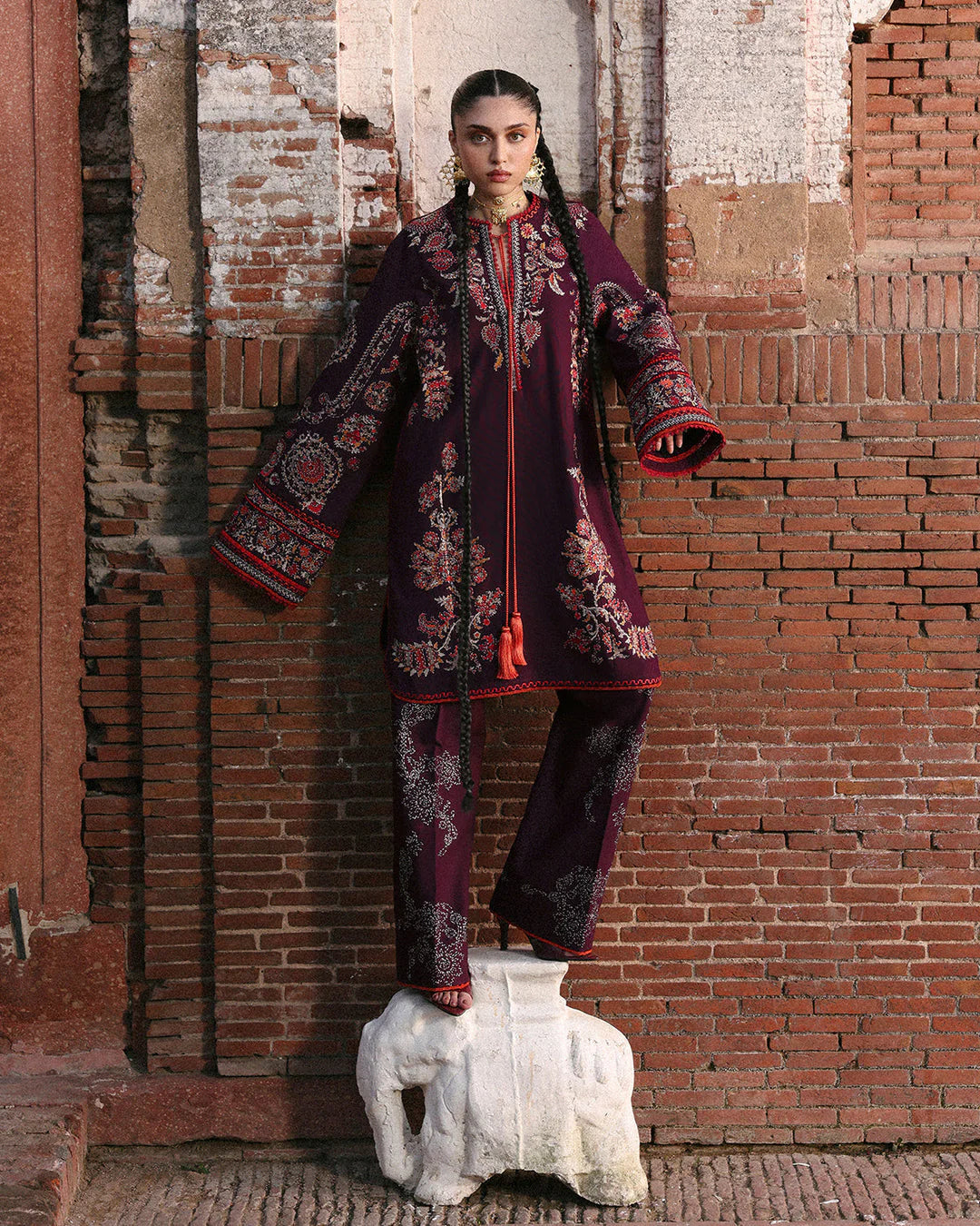 Laleh | Jugnu Khaddar Unstitched’25