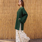 2PC Embroidered Khaddar MSK 05 – Bottle Green | Winter Solids | Silayi Pret