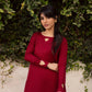 2PC Khaddar Solid HSK 06 – Maroon | Winter Solids | Silayi Pret