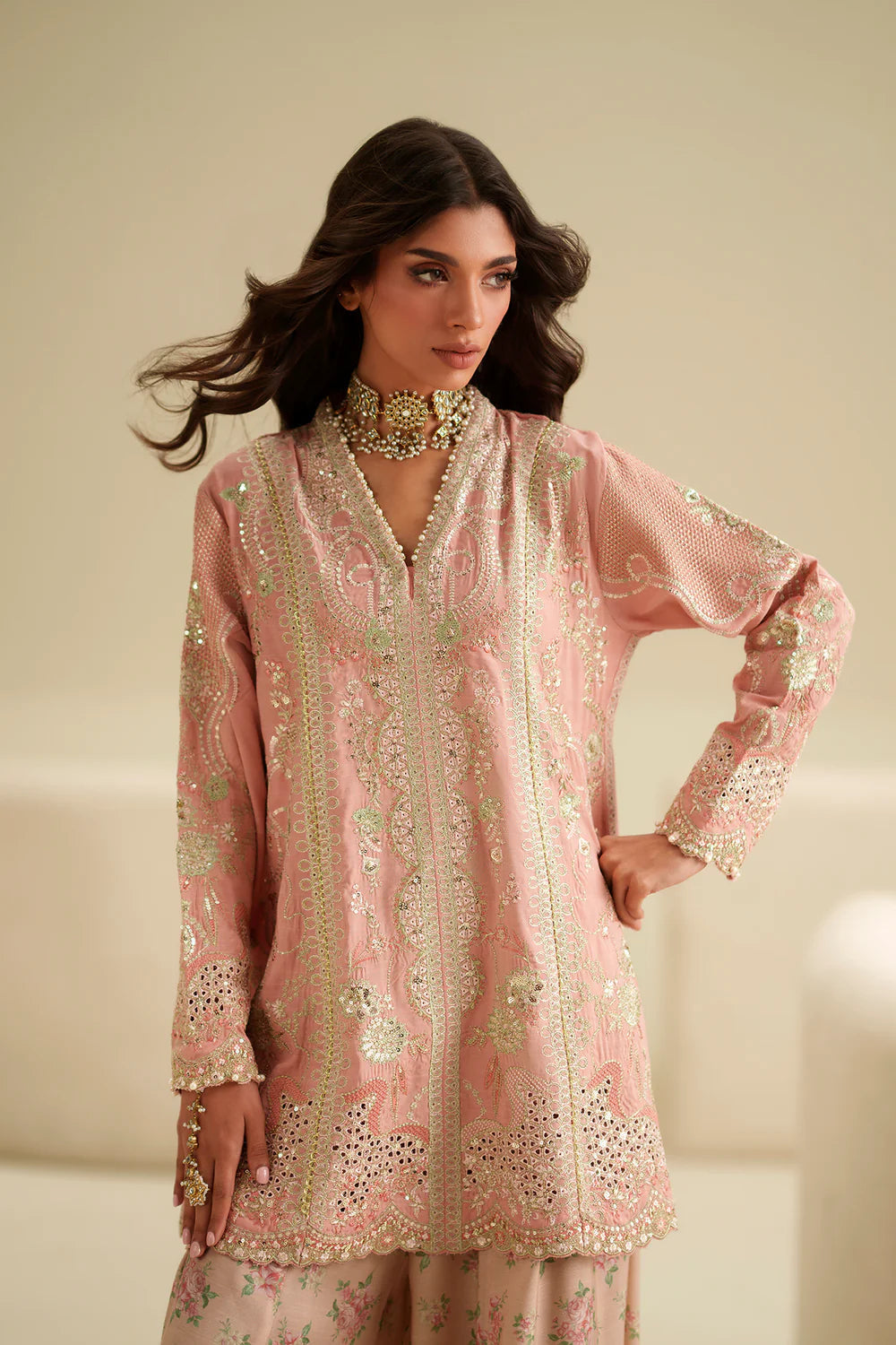 POWDER PINK | E1081/104/315 | Women Boutique SS '26 - Drop 3 | Ethnc