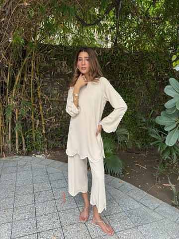 Sak Atelier Beige Dahlia Set