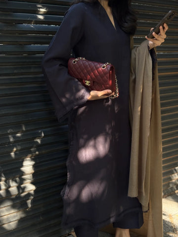 Sak Atelier Dark Navy Sable Set