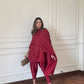 Bare Set in Wine Red | Bare By Zehra Saleem