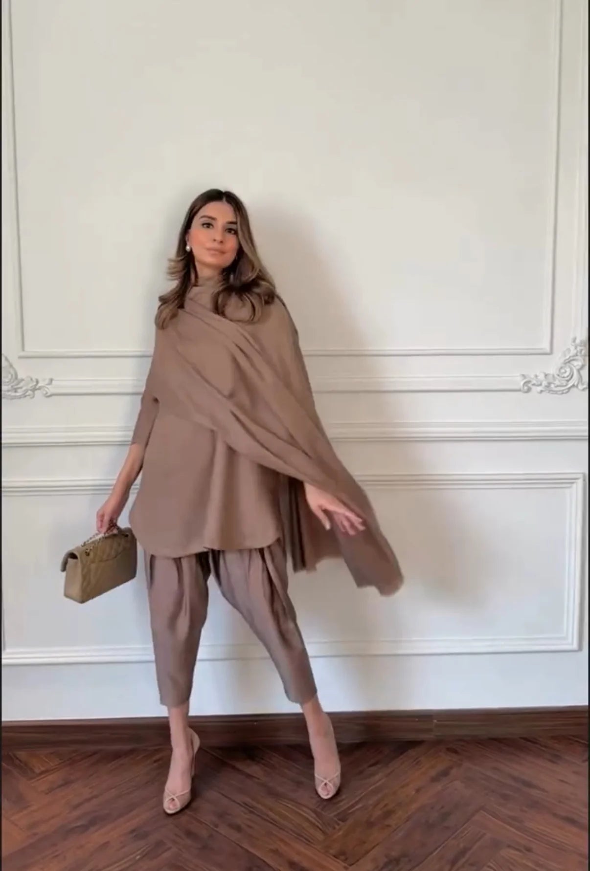 Bare Set in Beige | Bare By Zehra Saleem