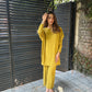 MUTED CHARTREUSE GABBY SET | SAK ATELIER