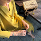 MUTED CHARTREUSE GABBY SET | SAK ATELIER