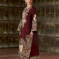 DEEP BURGUNDY | E1141/104/414 | Women Boutique HS Drop- 02 | Ethnc