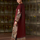 DEEP BURGUNDY | E1141/104/414 | Women Boutique HS Drop- 02 | Ethnc