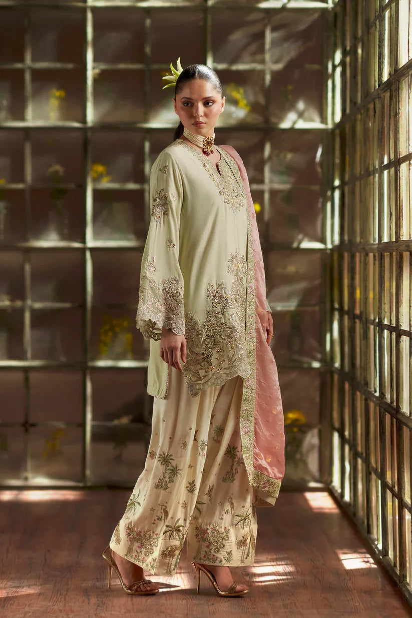 PALE GREEN | E1128/104/130 | Women Boutique HS Drop- 02 | Ethnc