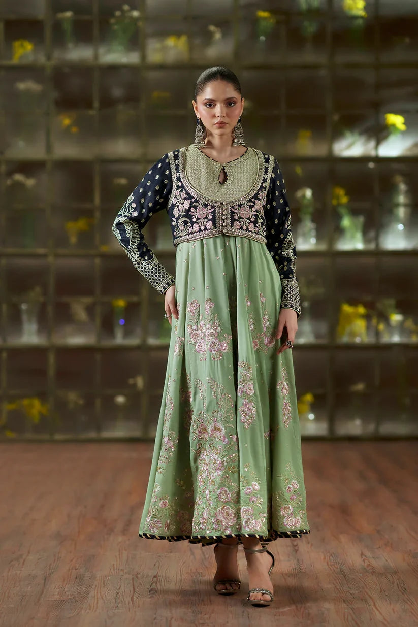 DUSTY GREEN | E1130/104/720 | Women Boutique HS Drop- 02 | Ethnc