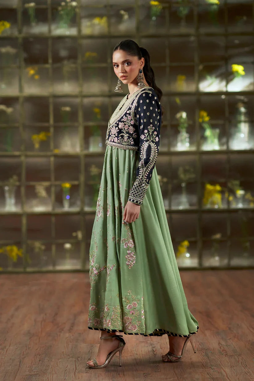 DUSTY GREEN | E1130/104/720 | Women Boutique HS Drop- 02 | Ethnc