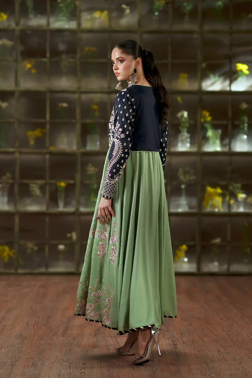 DUSTY GREEN | E1130/104/720 | Women Boutique HS Drop- 02 | Ethnc