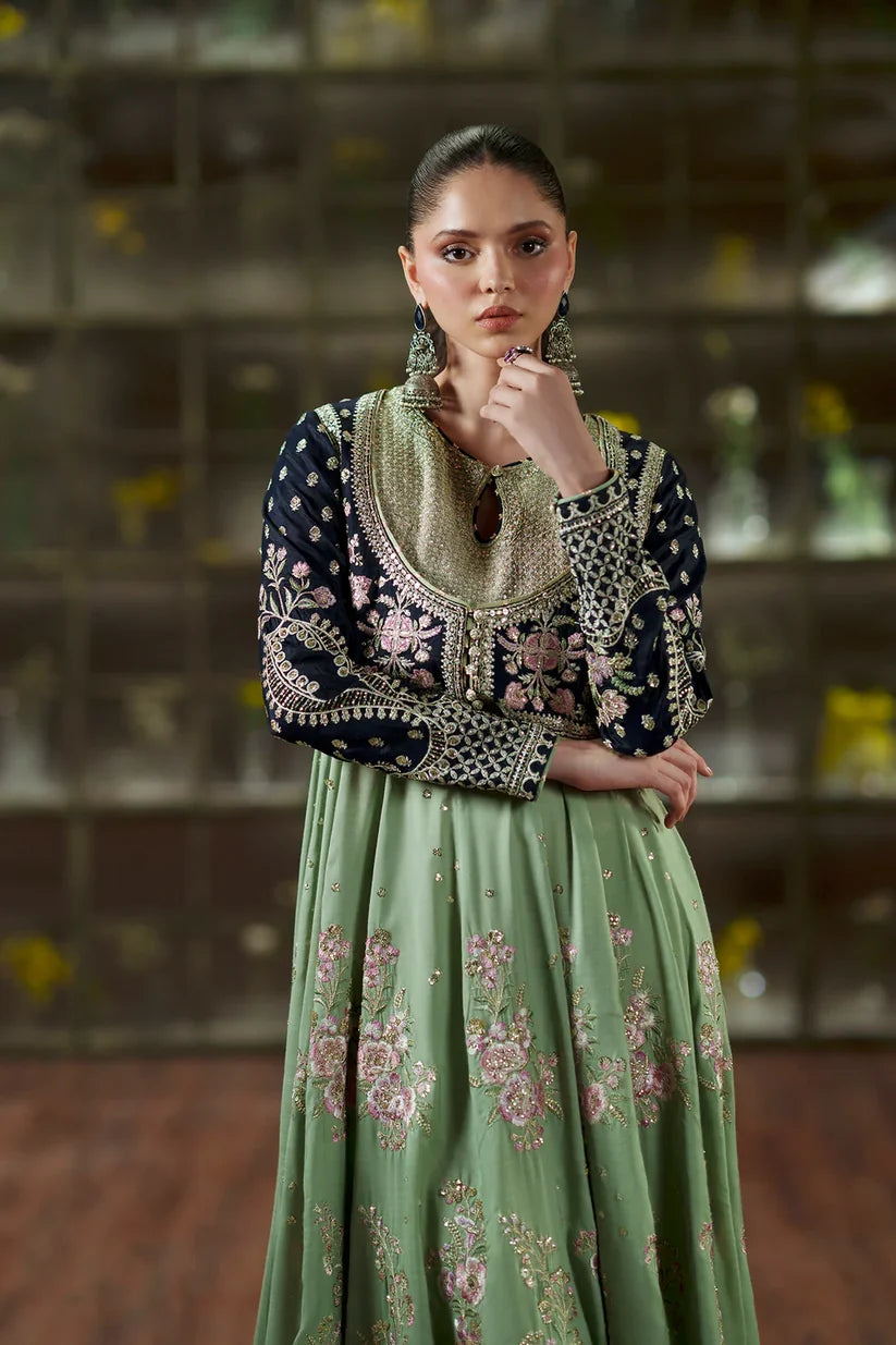 DUSTY GREEN | E1130/104/720 | Women Boutique HS Drop- 02 | Ethnc