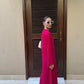 BERRY RED SWISS VOILE SABLE SET | Sak Atelier