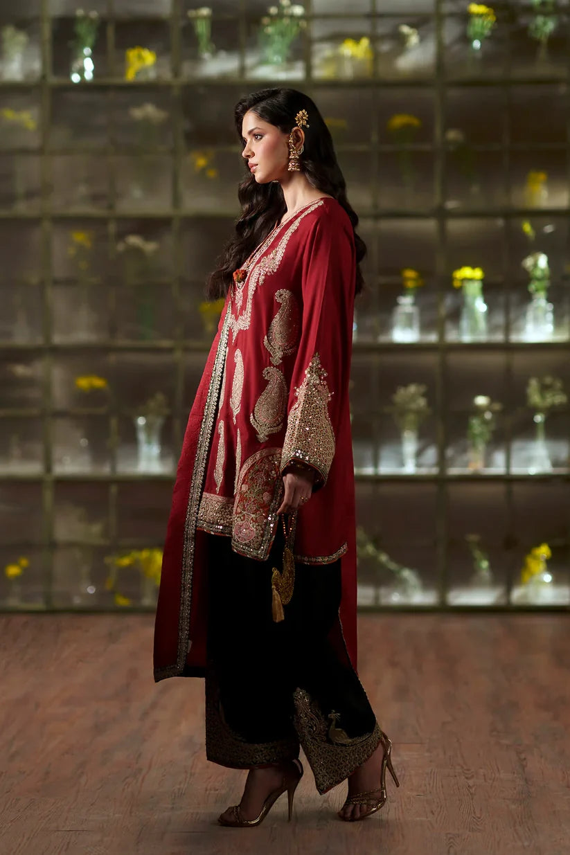 CHERRY RED | E1024/104/306 | Women Boutique HS Drop- 02 | Ethnc