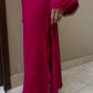 BERRY RED SWISS VOILE SABLE SET | Sak Atelier