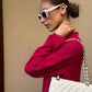BERRY RED SWISS VOILE SABLE SET | Sak Atelier