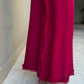 BERRY RED SWISS VOILE SABLE SET | Sak Atelier