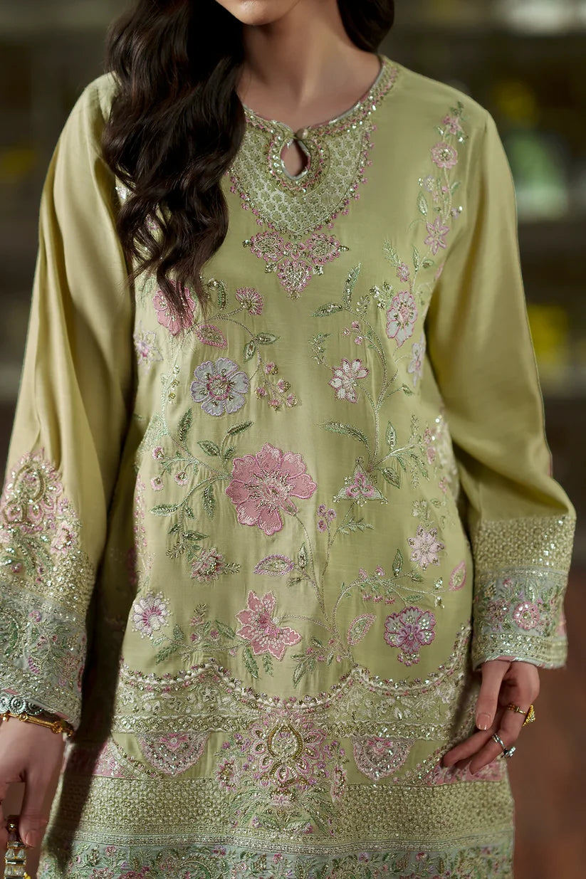 PALE GREEN | E1125/104/130 | Women Boutique HS Drop- 02 | Ethnc