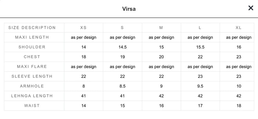VIRSA | SHEHNAI WEDDING FORMALS '26 | AFROZEH