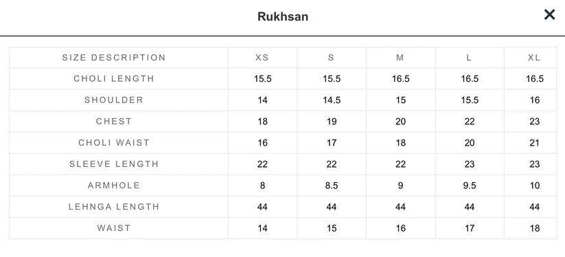 RUKHSAN | SHEHNAI WEDDING FORMALS '26 | AFROZEH