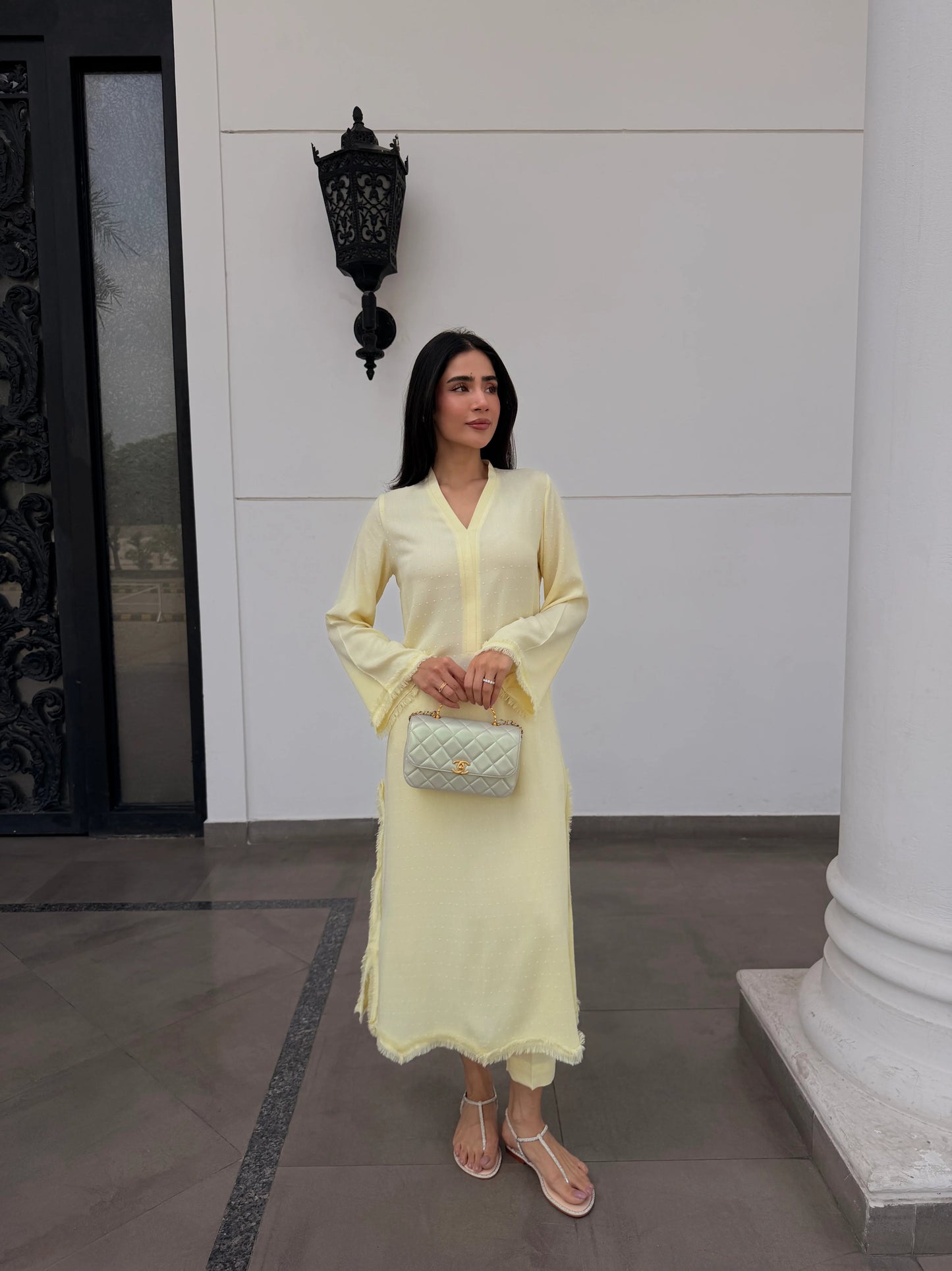 LEMON SWISS VOILE SABLE SET | Sak Atelier