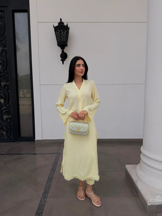 LEMON SWISS VOILE SABLE SET | Sak Atelier
