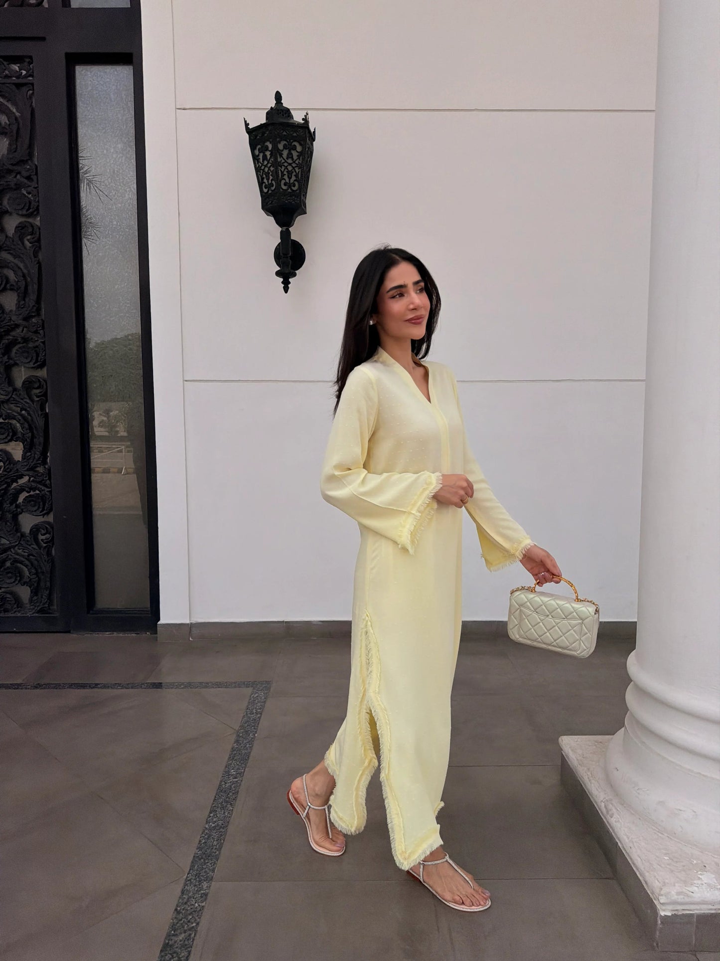 LEMON SWISS VOILE SABLE SET | Sak Atelier