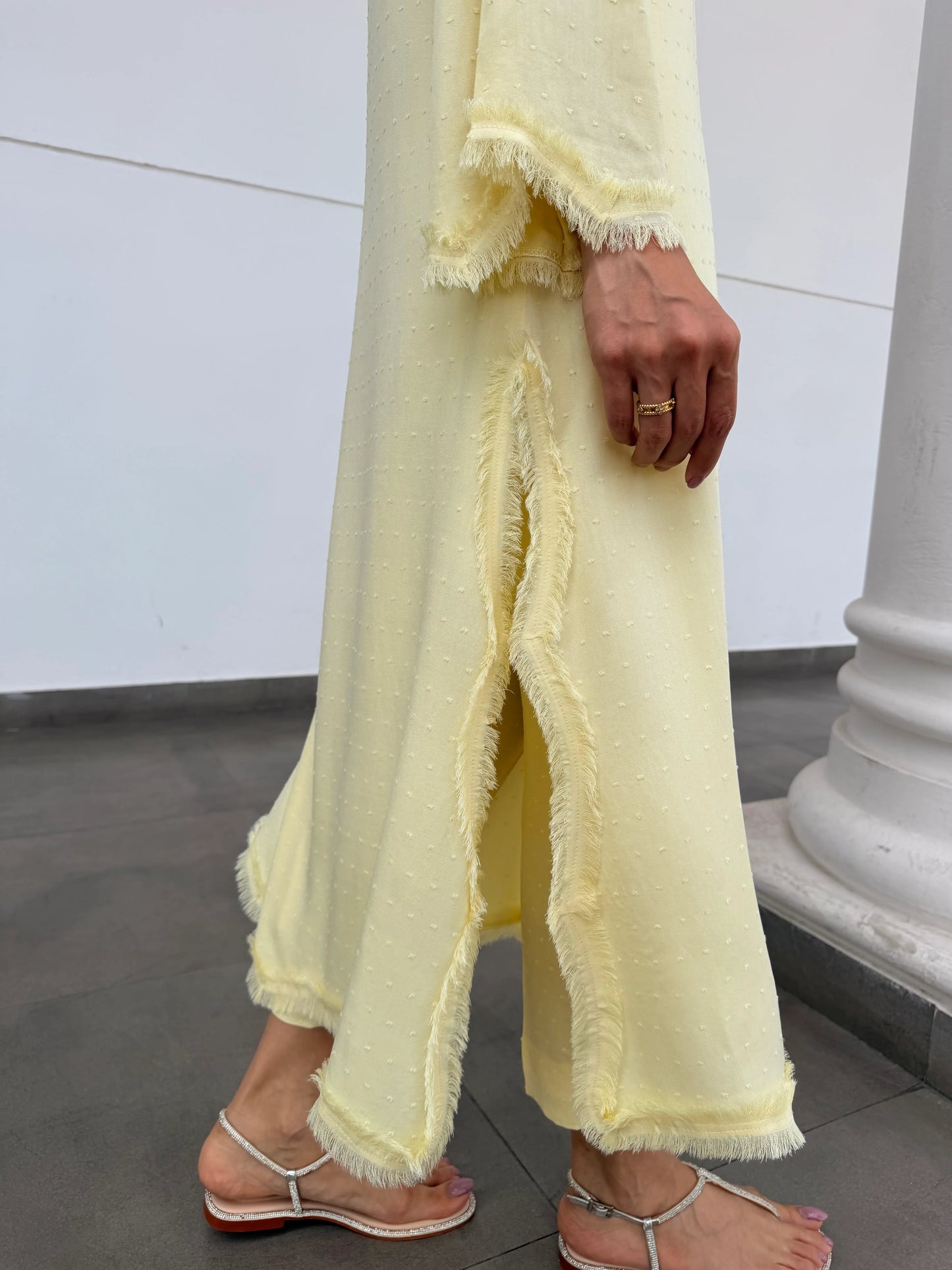 LEMON SWISS VOILE SABLE SET | Sak Atelier