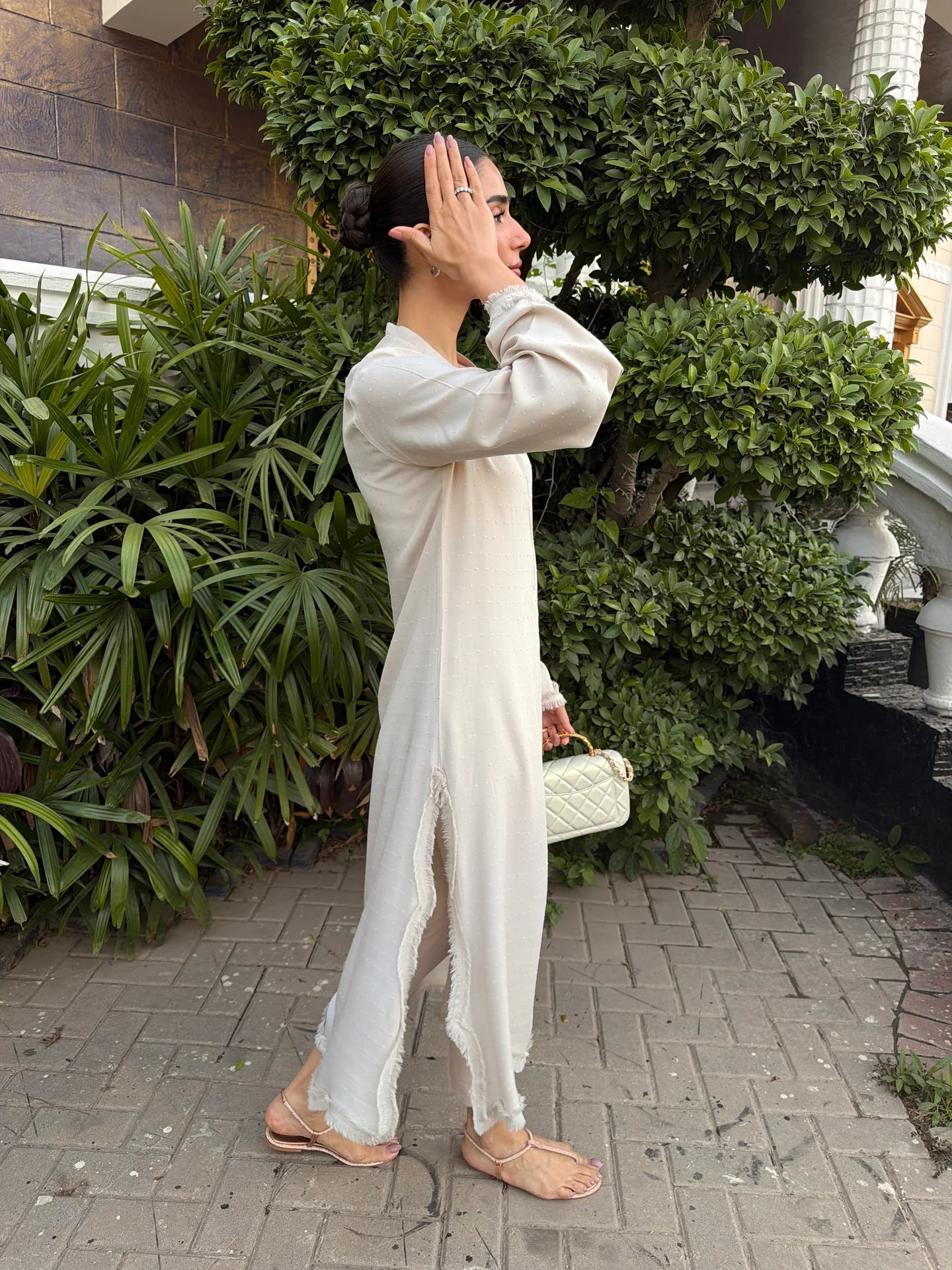 CLOUD SWISS VOILE SABLE | Sak Atelier