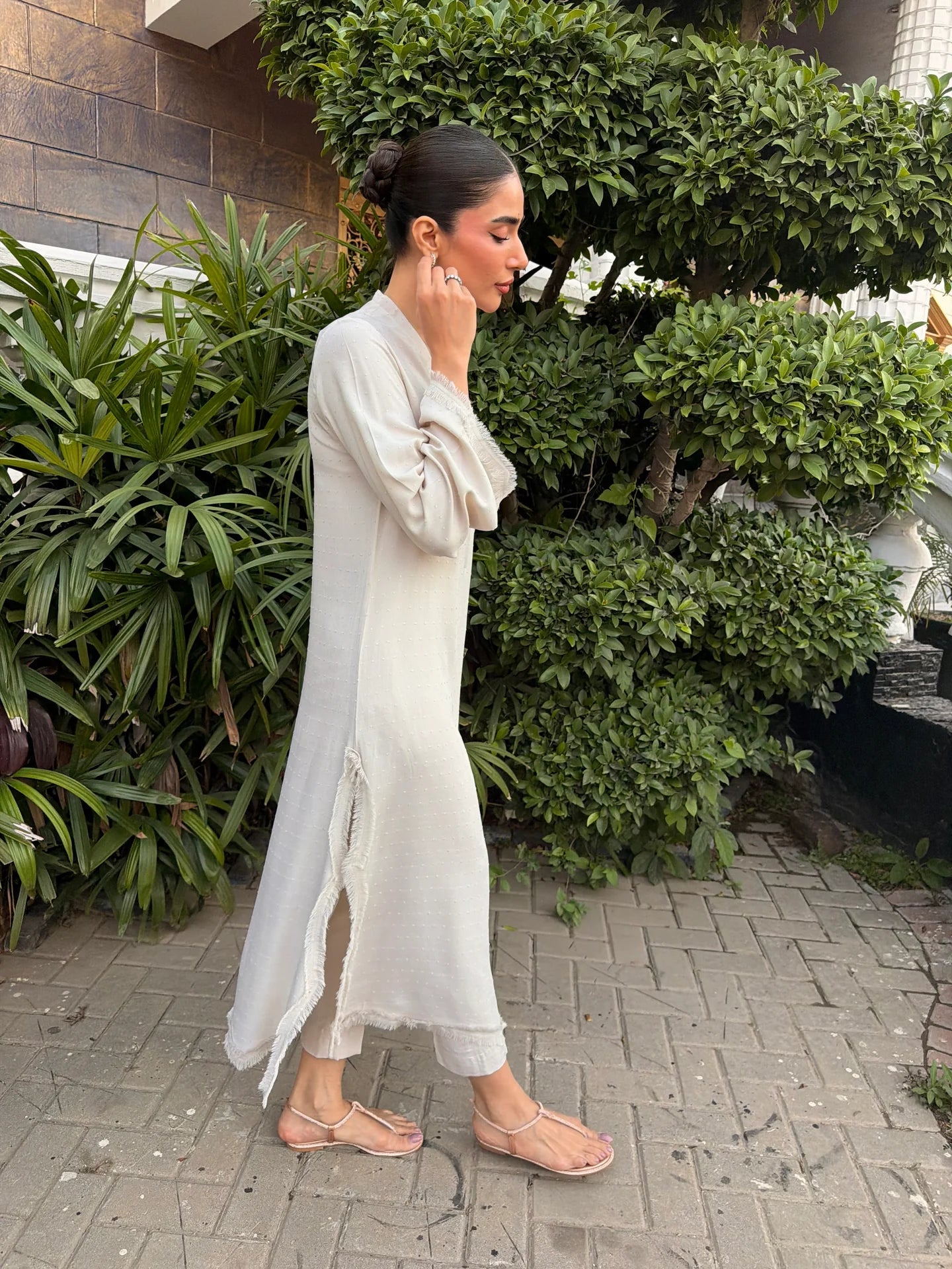 CLOUD SWISS VOILE SABLE | Sak Atelier