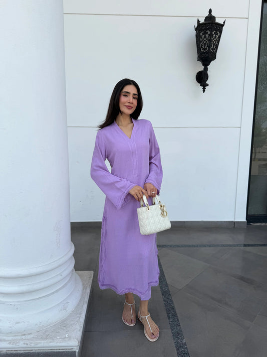 LILAC SWISS VOILE SABLE SET | Sak Atelier